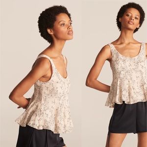 Gianna Fleur Godet Tank Top